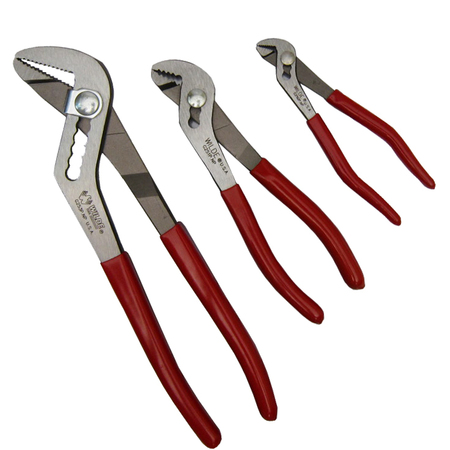 WILDE 3-PIECE PLIERS SET-G250, G251 & G253-POLISHED-CARD CLAM G256P.NP/CC
